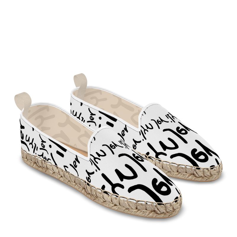 Flache Espadrilles